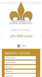 Mobile Screenshot of houstonianfencesupply.com